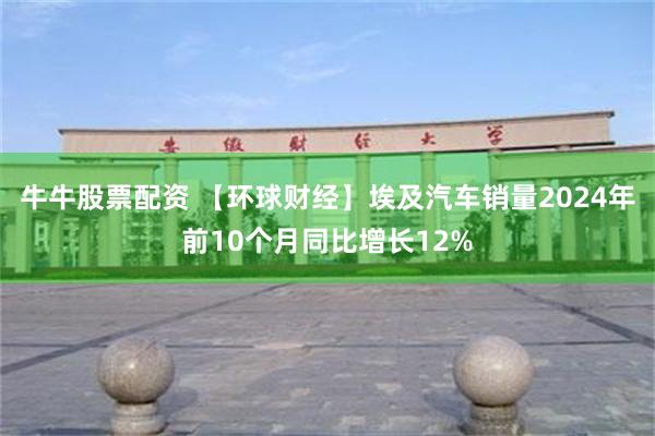 牛牛股票配资 【环球财经】埃及汽车销量2024年前10个月同比增长12%