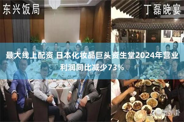 最大线上配资 日本化妆品巨头资生堂2024年营业利润同比减少73%