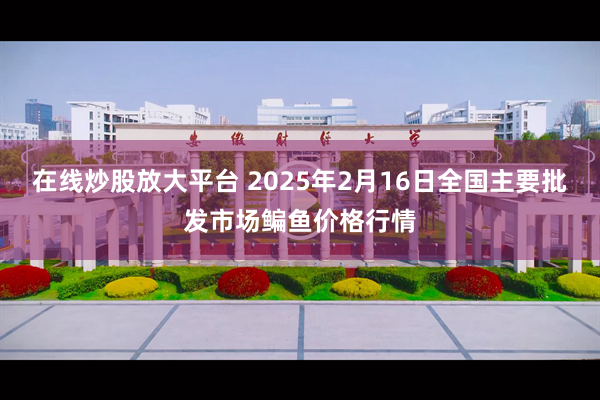 在线炒股放大平台 2025年2月16日全国主要批发市场鳊鱼价格行情